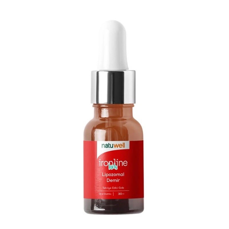 Natuwell Ironline Kids Lipozomal Demir İçeren Sıvı Takviye Edici Gıda 30 ml