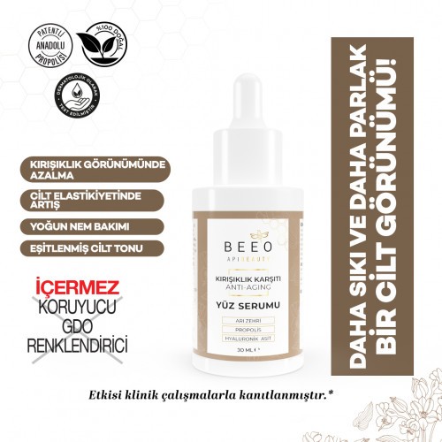 Beeo Apibeauty Propolisli Anti-Aging Yüz Serumu 30ml