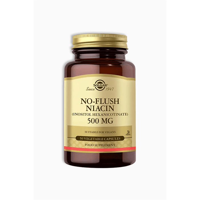 Solgar No Flush Niacin 500 mg 50 Kapsül