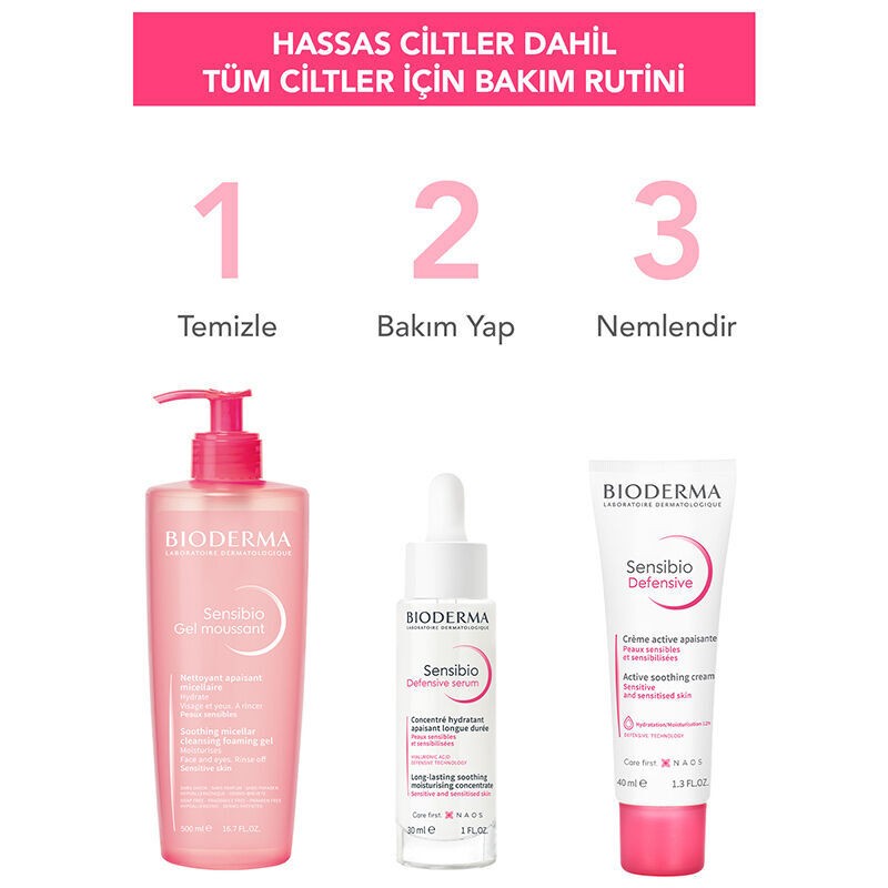 Bioderma Sensibio Gel Moussant Misel Temizleme Jeli 500 ml