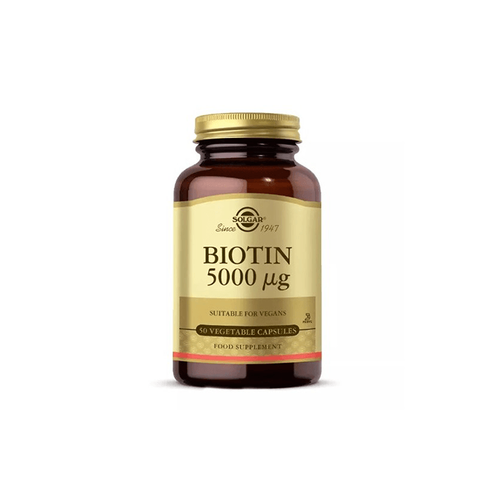 Solgar Biotin 5000 mcg 50 Kapsül