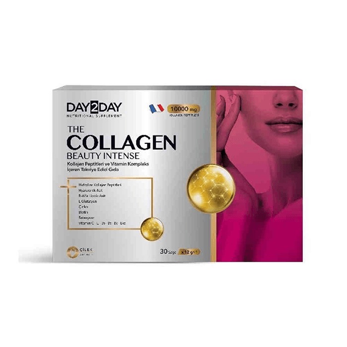 Day2day The Collagen Beauty Intense Çilek Aromalı 12 GR X 30 Saşe