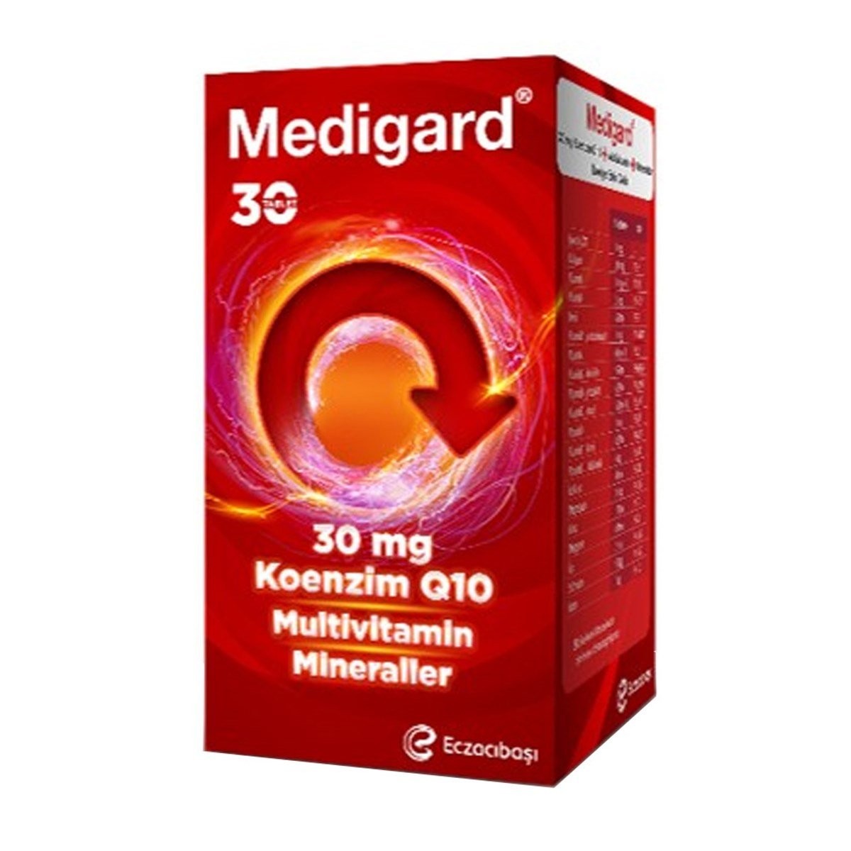 Medigard Koenzim Q10 Multivitamin ve Mineraller 30 Tablet