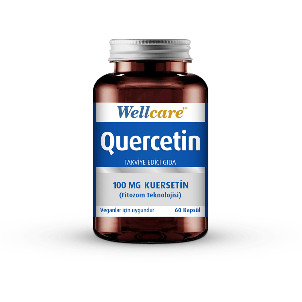 Wellcare Quercetin 100 mg Takviye Edici Gıda 60 Kapsül