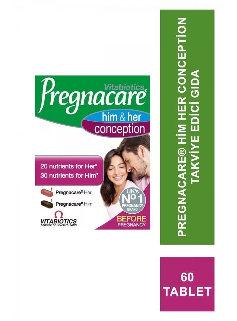 Vitabiotics Pregnacare Him and Her Conception Tablet 60