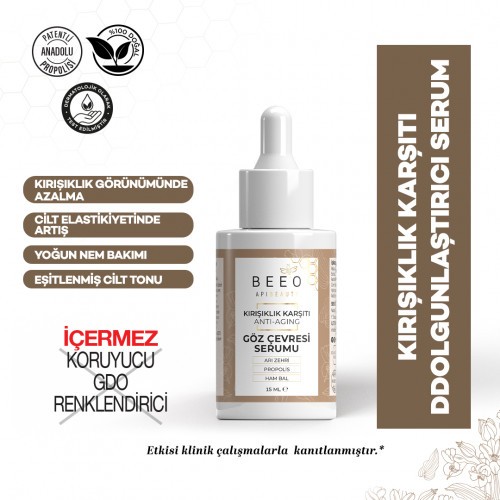 Beeo Apibeauty Propolisli Anti-Aging Göz Çevresi Serumu 15 ml