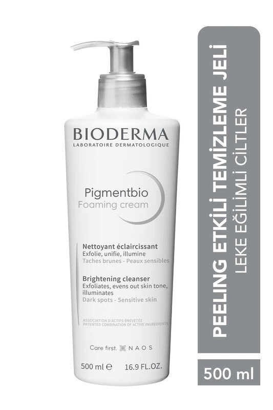 Bioderma Pigmentbio Foaming Cream Peeling Etkili Temizleme Jeli 500 ml