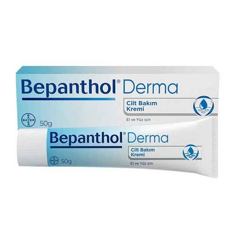 Bepanthol Derma  El ve Yüz İçin Nemlendirici Cilt Bakım Kremi 50 gr