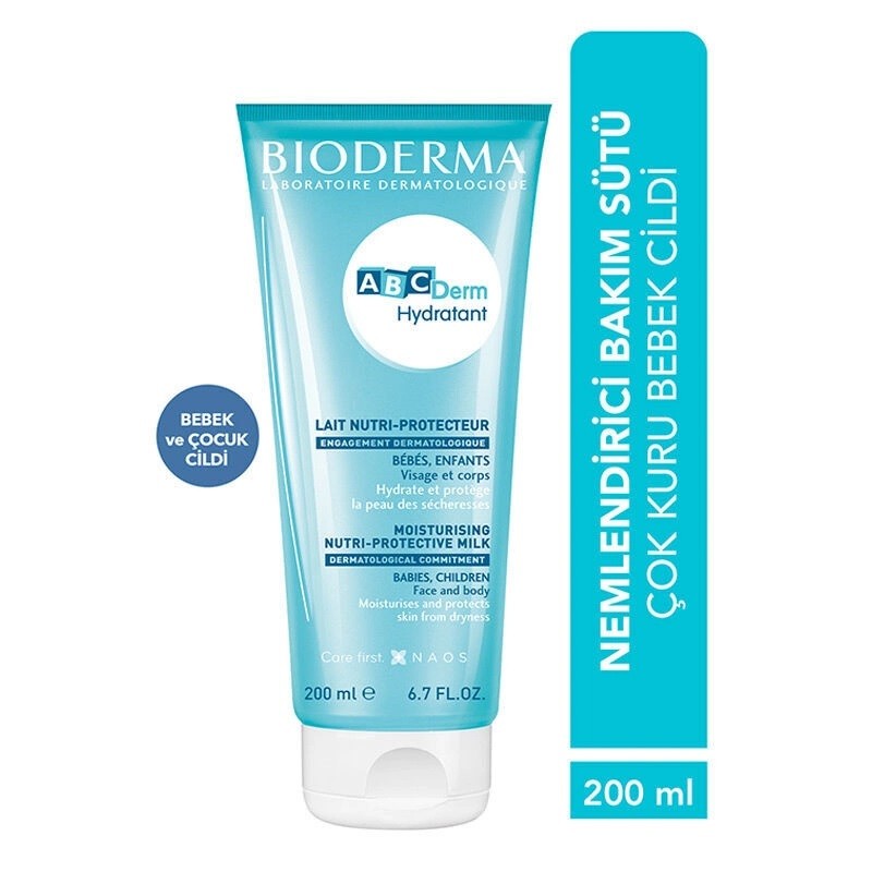 Bioderma ABCDerm Hydratant Çok Kuru Ciltli Bebekler İçin Bakım Sütü 200 ml