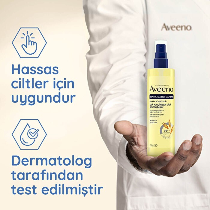 Aveeno Rahatlatıcı Sprey Vücut Yağı 200 ml