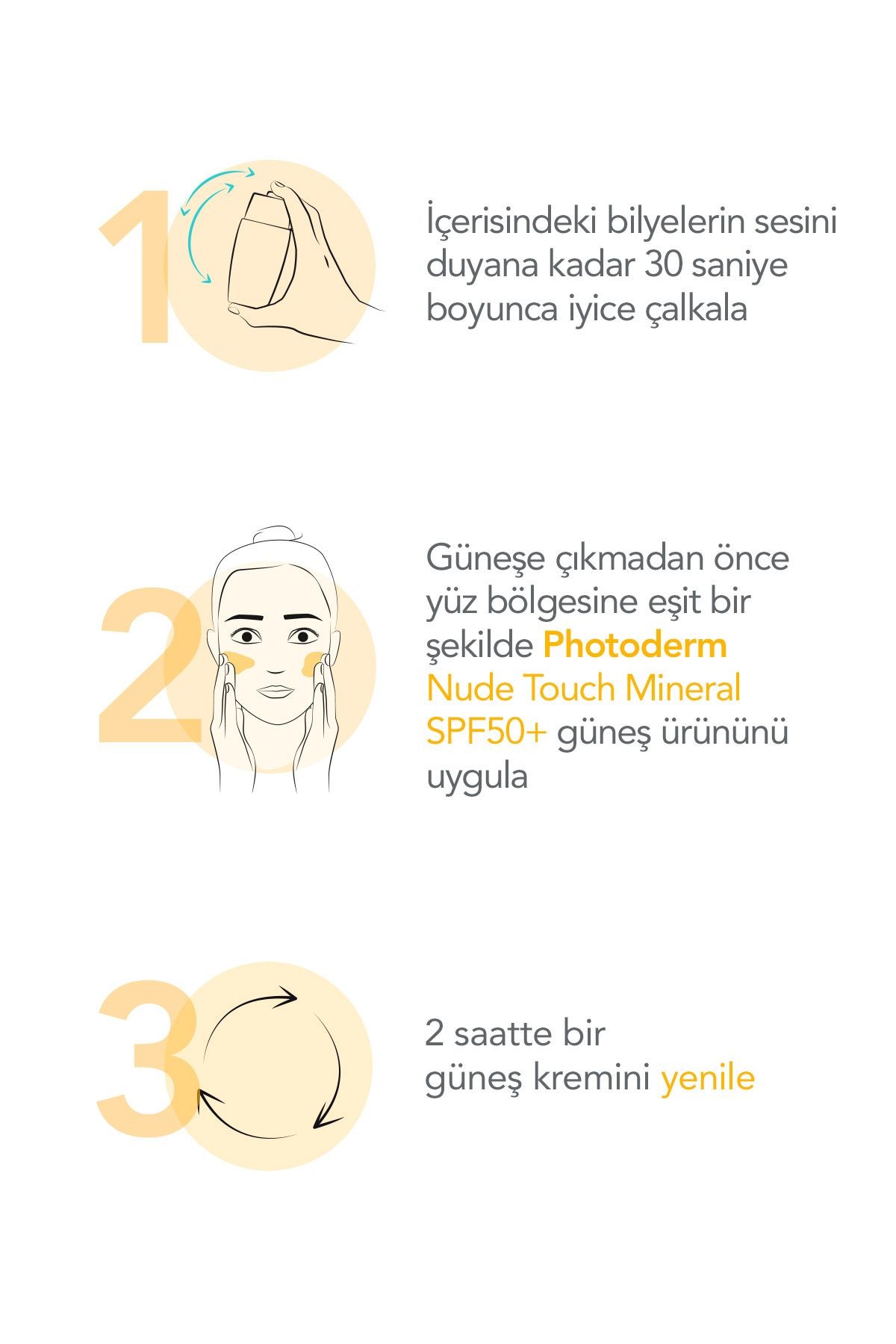 BIODERMA Photoderm Nude Touch SPF 50+  Yağlı Ciltler Kapatıcı Etkili Renkli Güneş Kremi 40 ml