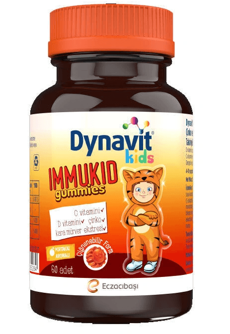 Dynavit Kids Immukid Gummies 60 Adet Çiğnenebilir Form