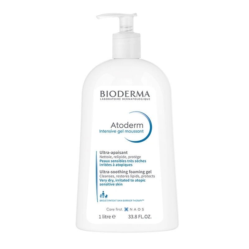 Bioderma Atoderm Intensive Foaming Gel Moussant Kuru Ciltler İçin Temizleyici Jel 1 lt