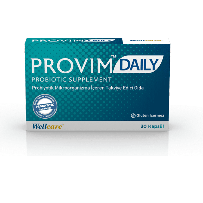 Wellcare Provim Daily Probiyotik Takviye Edici Gıda 30 Kapsül