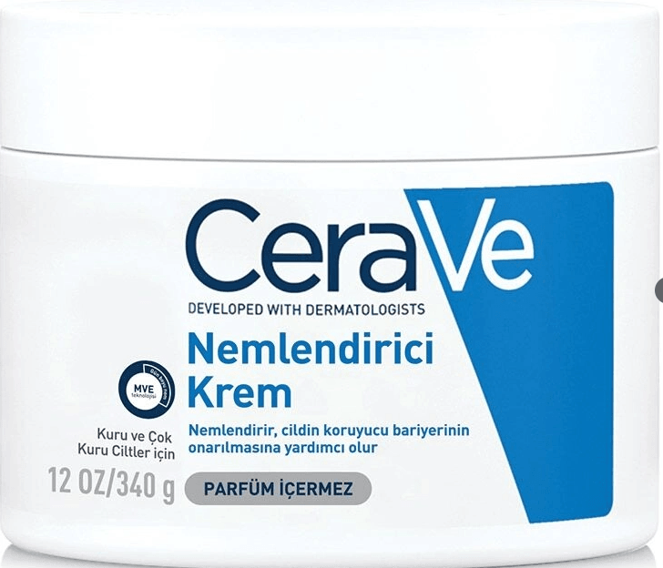 CeraVe Nemlendirici Yüz ve Vücut Kremi-Kuru Ciltler İçin  340 gr