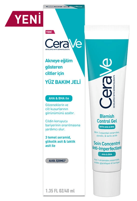 CeraVe Yağlı Ve Düzensiz Ciltler İçin Yüz Bakım Jeli 40 ml