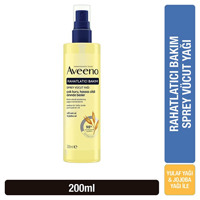 Aveeno Rahatlatıcı Sprey Vücut Yağı 200 ml