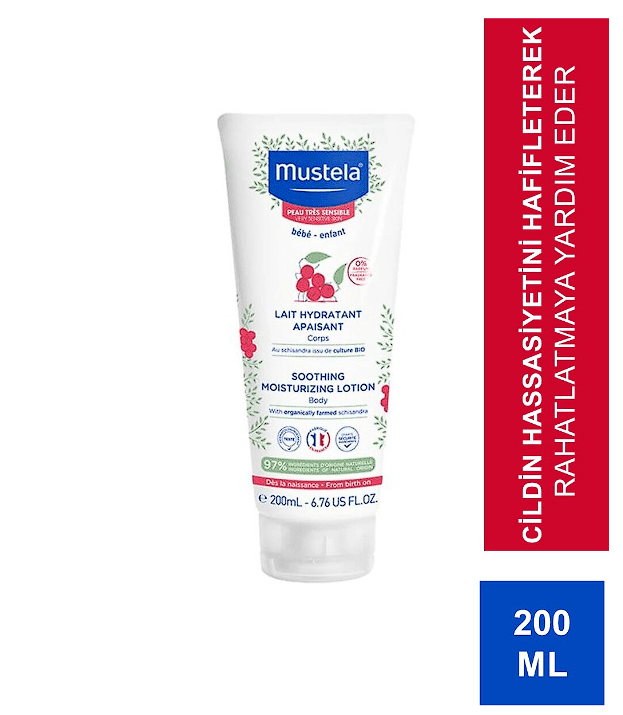 Mustela Çok Hassas Ciltler İçin Nemlendirici Vücut Losyonu 200 ml