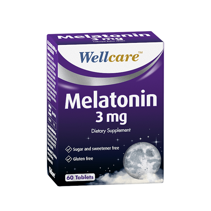 Wellcare Melatonin 3 mg Takviye Edici Gıda 60 Tablet