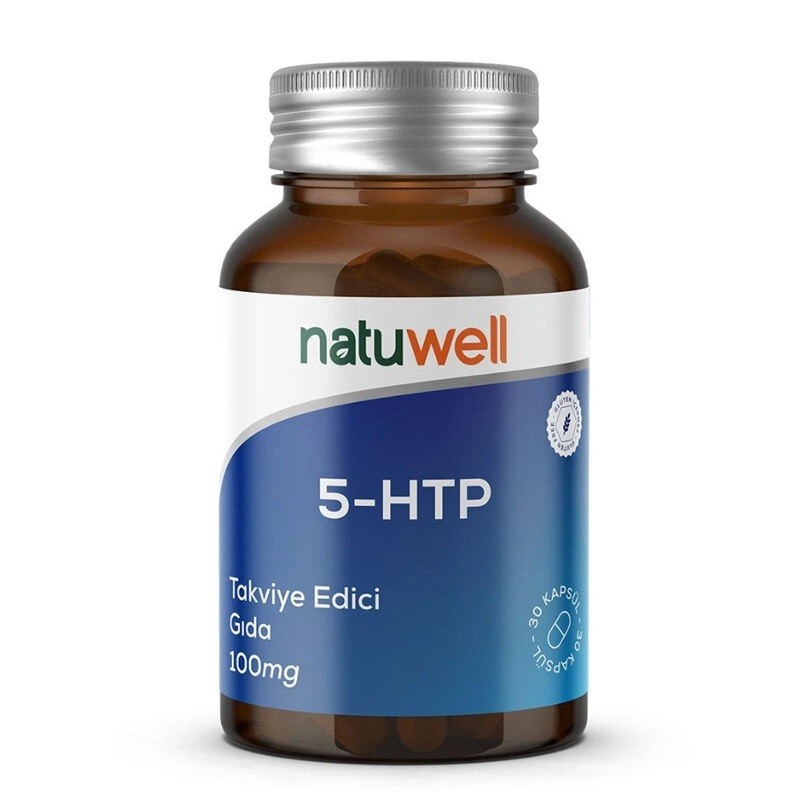 Natuwell 5 HTP Takviye Edici Gıda 100 mg 30 Kapsül