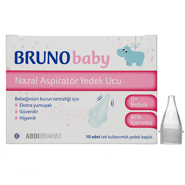 Bruno Baby Nazal Aspiratör Yedek Ucu 10 Adet