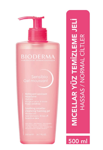 Bioderma Sensibio Gel Moussant Misel Temizleme Jeli 500 ml