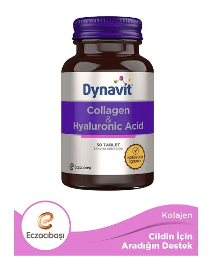 Eczacıbaşı Dynavit Collagen+Hyaluronik Acid 30 Tablet