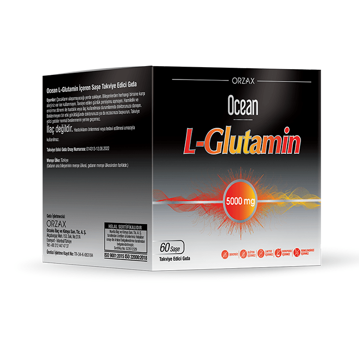 Orzax Ocean L-Glutamin 5000 mg 60 Saşe
