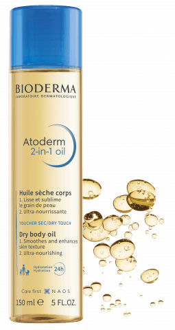 BIODERMA Atoderm 2-in-1 Body Oil Kuru Ciltler İçin Nemlendirici ve Besleyici Yağ 150 ml