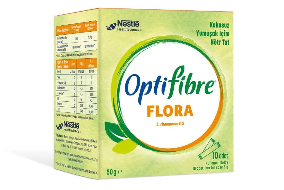 NESTLE Optifibre Flora Lif Kaynağı 5 gr x 10 Saşe