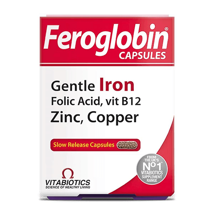 Vitabiotics Feroglobin Takviye Edici Gıda 30 Kapsül