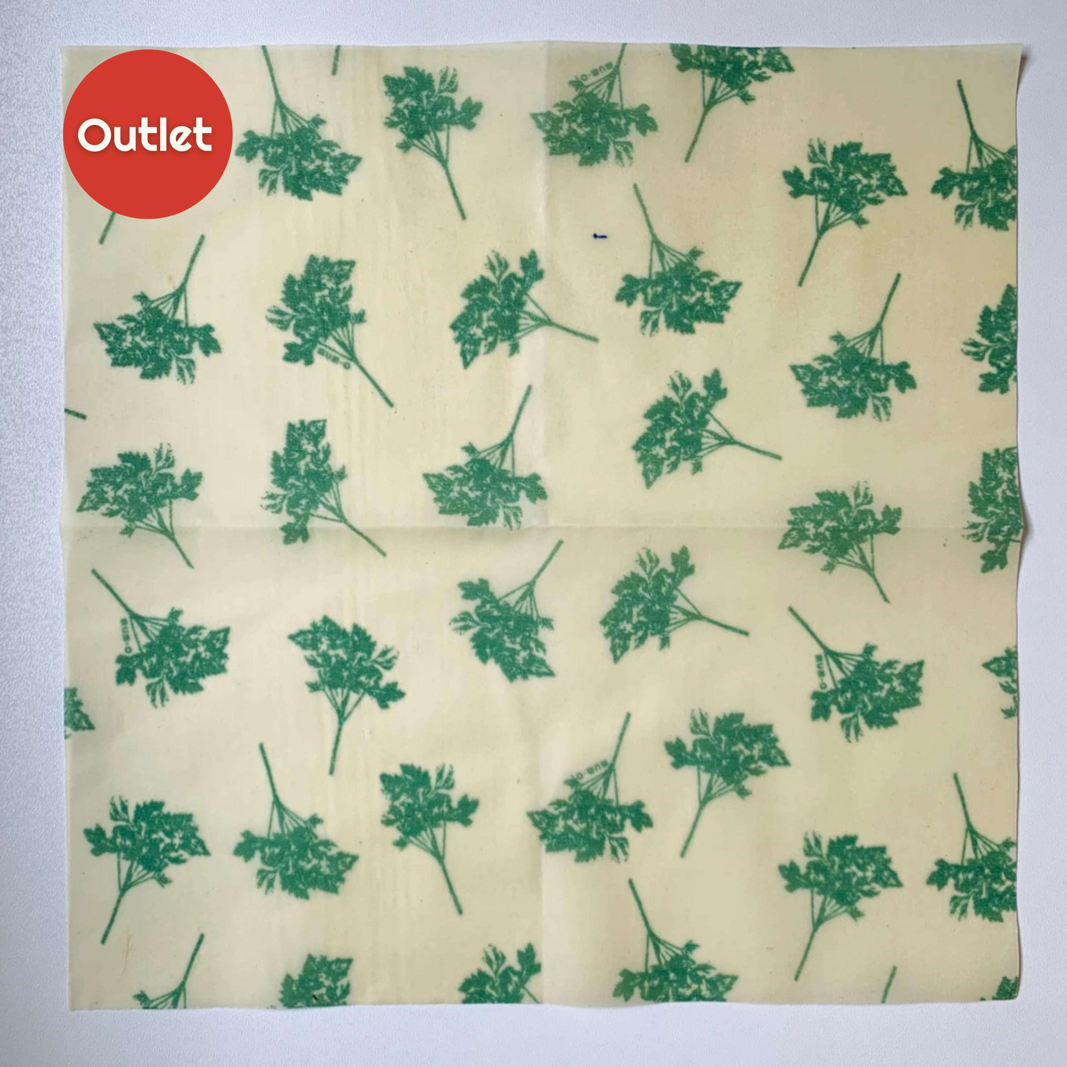 Outlet Vegan 1 adet Balmumu Kumaş - Büyük Boy (32x32 cm)