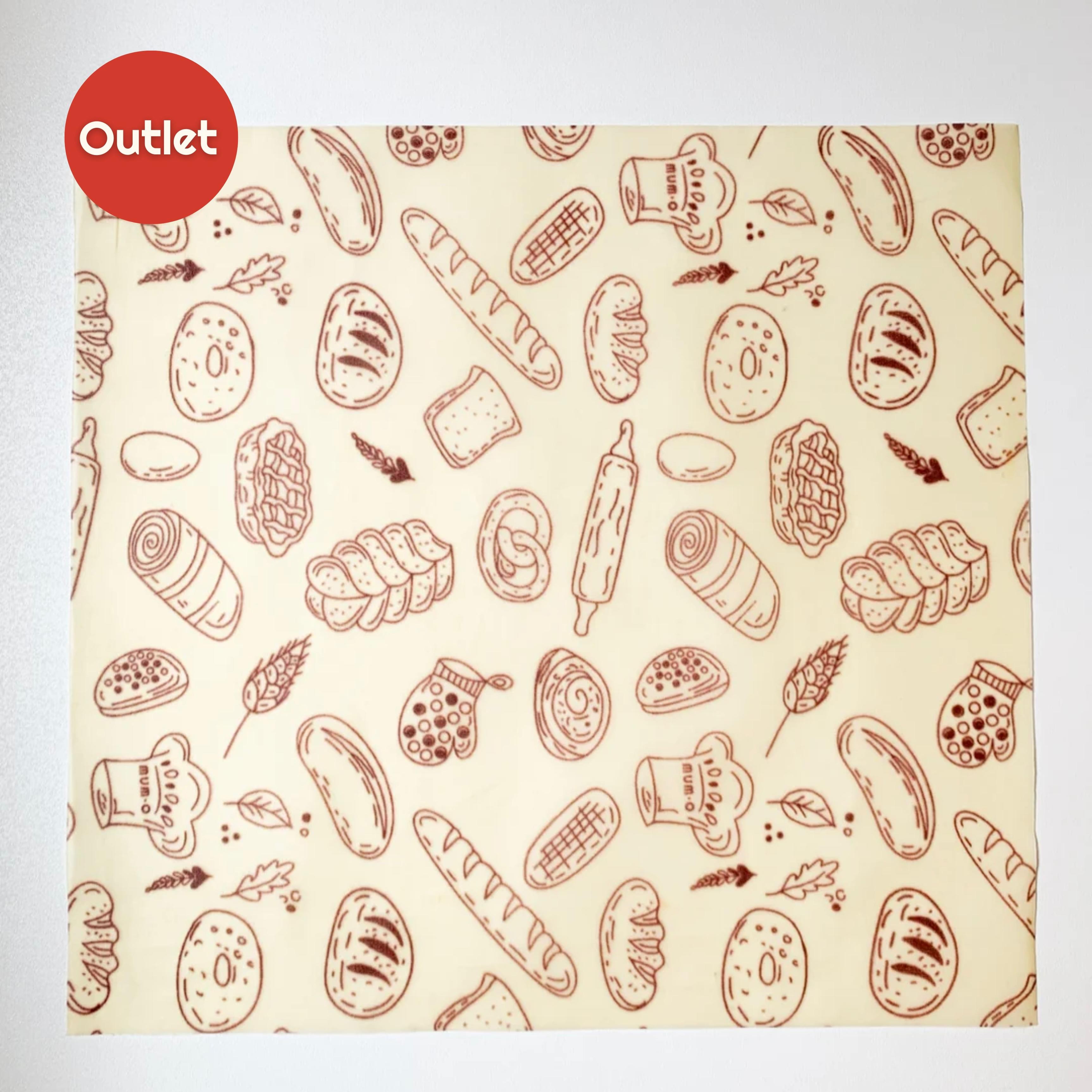 Outlet 1 adet Balmumu Kumaş - Büyük Büyük (32 x 35 cm)