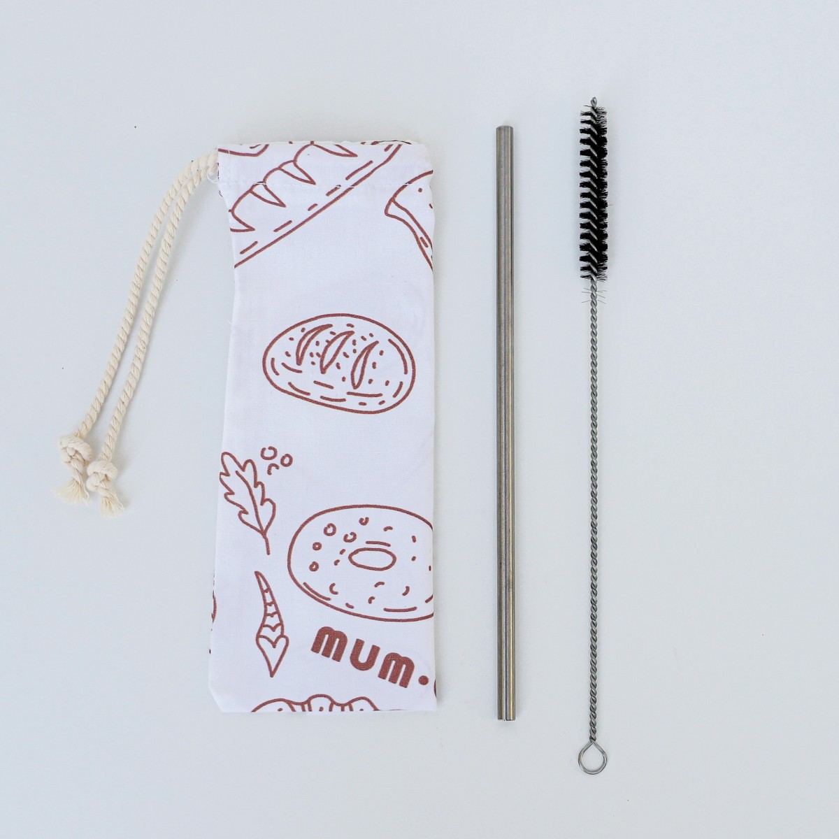 Bent Steel Straw Pack