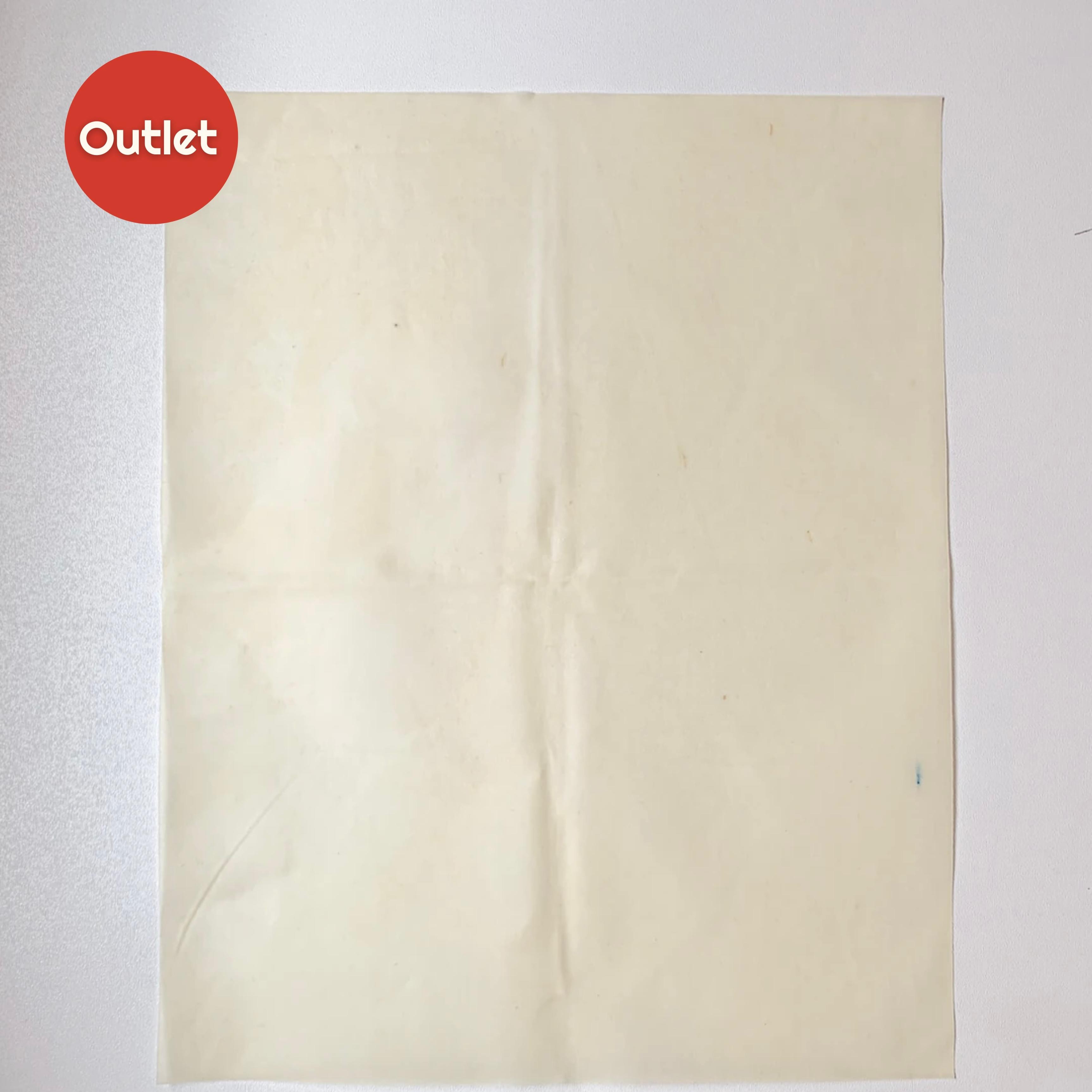 Outlet 1 adet Balmumu Kumaş - Küçük dev (<33x61 cm )