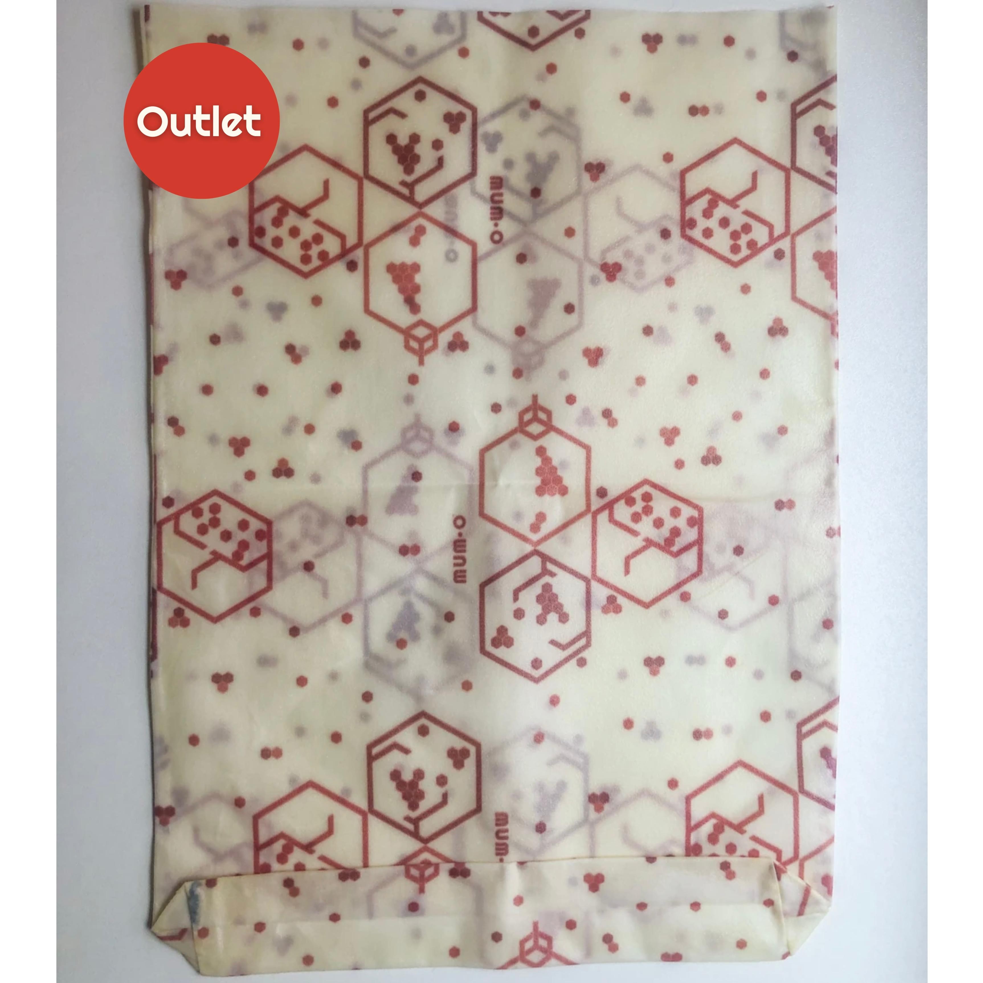 Outlet 1 Adet Balmumlu Kese - Vegan Büyük Boy (30x45 cm)