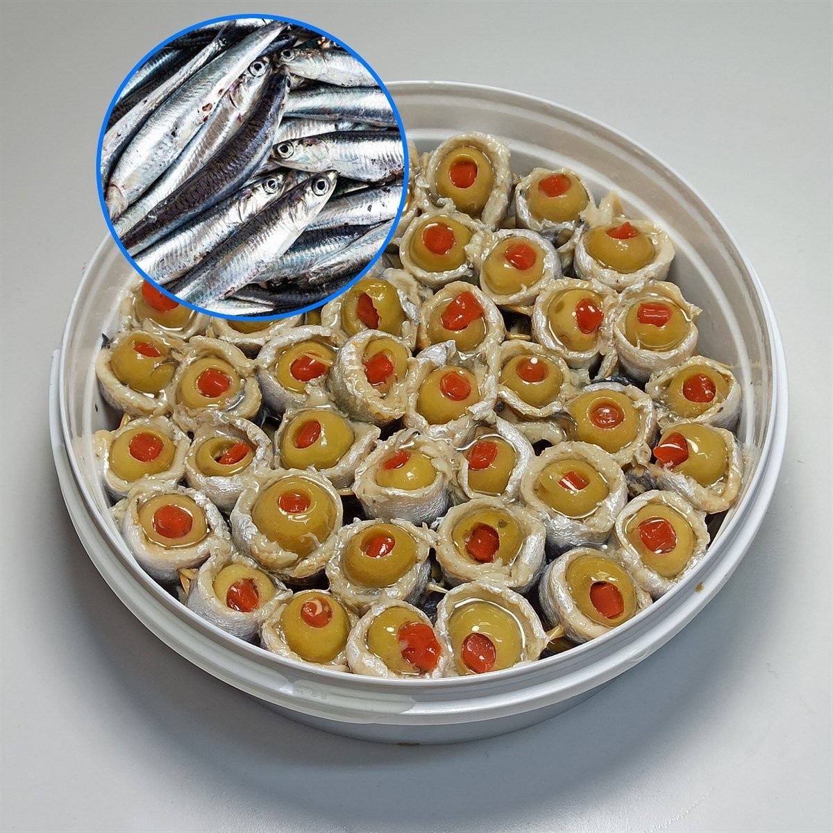 Zeytinli hamsi