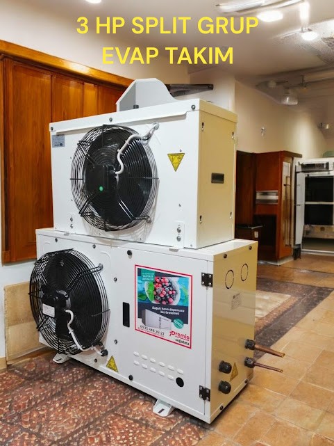 3 HP SOGUTMA GRUBU VE EVAP TAKIMI -5/+5 DERECE ÇALIŞMA REJİMİ