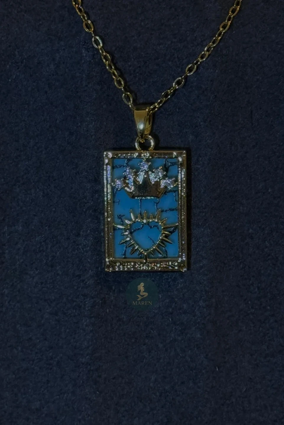 Çelik Tarot Kolye 45cm