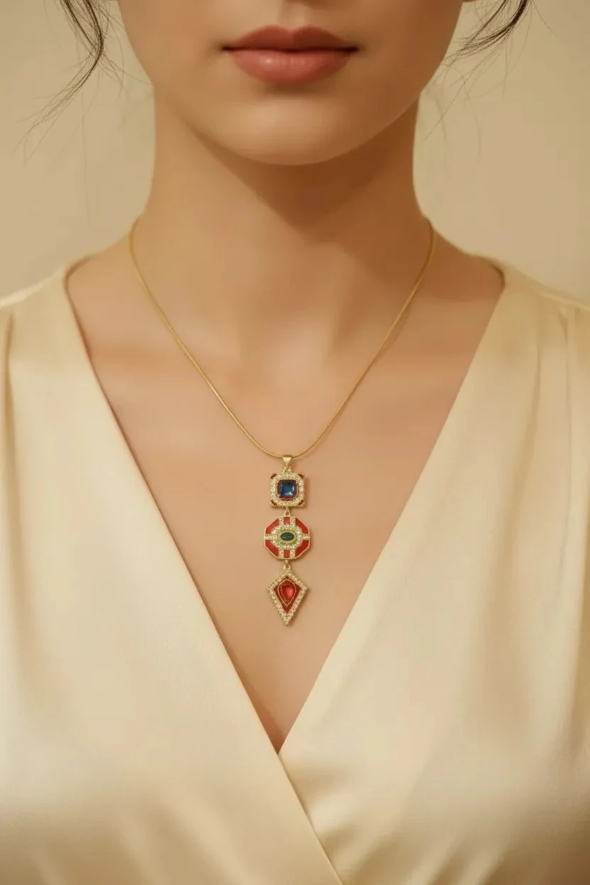 Çelik Y Model Kolye