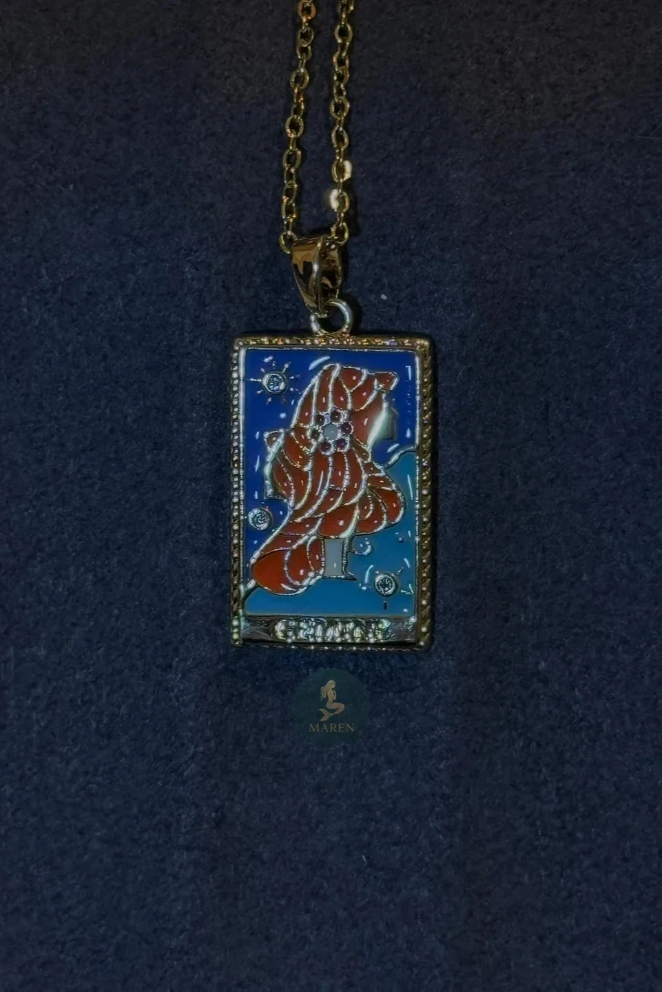 Çelik Tarot Kolye 45cm