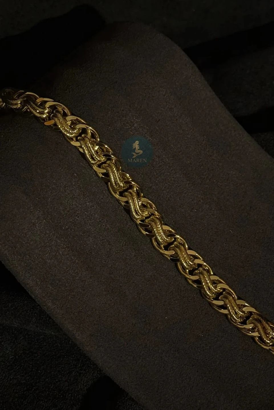 14K Çelik Modern Bileklik