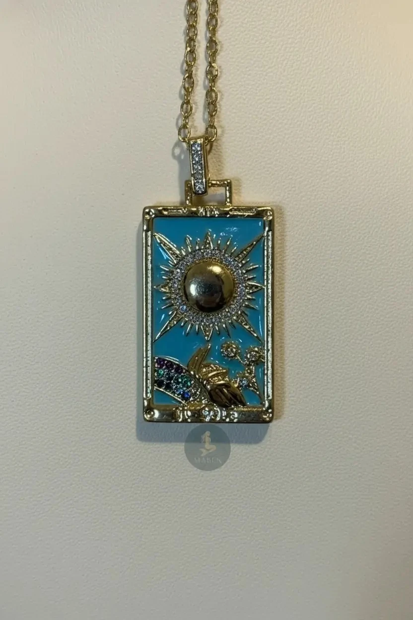Çelik Tarot Kolye