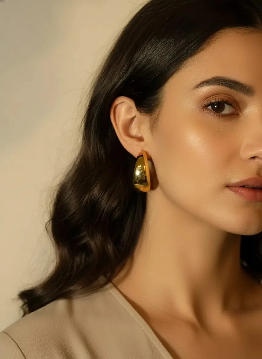 VIP CCB Kalın Halka Küpe