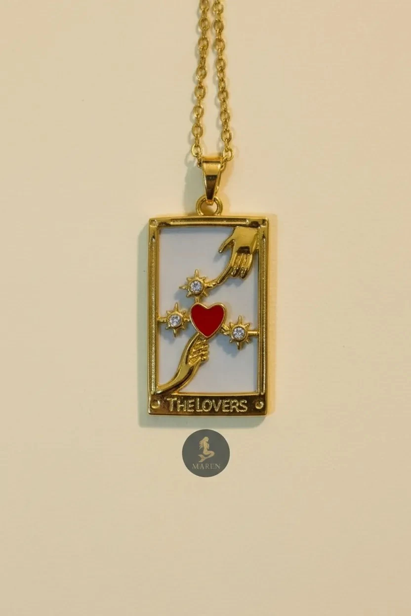  Çelik Tarot Kolye
