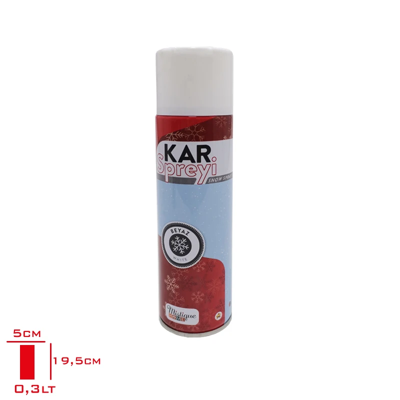 Büyük Boy Kar Spreyi 300 ML Yılbaşı Cam ve Ağaç Süsleme