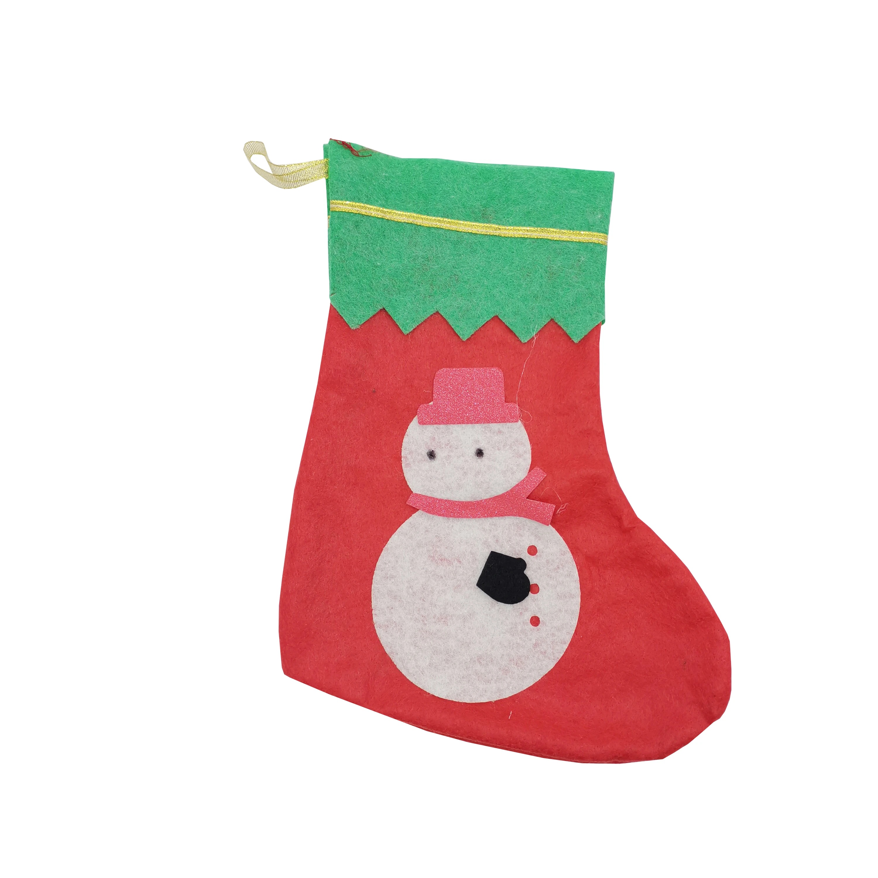 Yılbaşı Çorap Süsü Kardan Adam Figürlü 31 CM