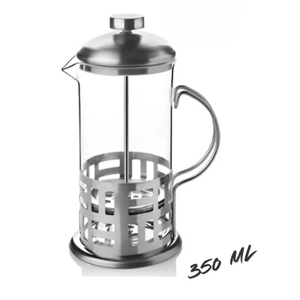 Metal French Press Filtre Kahve ve Bitki Çayı Demliği 350 ML - 350 ML