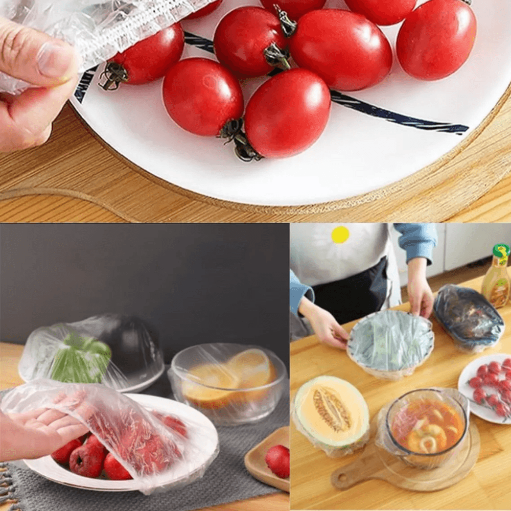 100 Adet Tencere bonesi Gıda Koruyucu Lastikli Bone