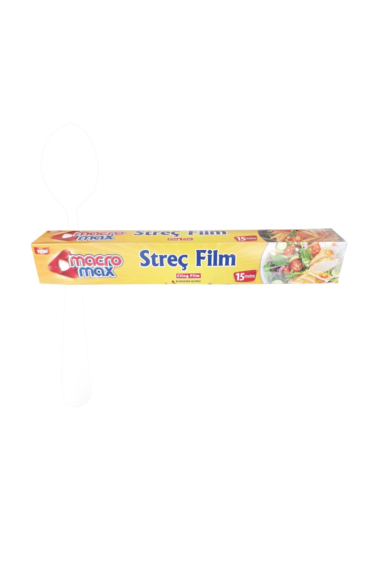 Streç Film 15 Metre Dayanıklı ve Pratik Gıda Koruma Filmi
